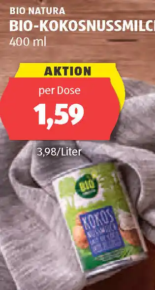 Hofer BIO-KOKOSNUSSMILCH Angebot