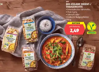 Hofer BIO-VEGANE ORIENT-/ THAIGERICHTE Angebot