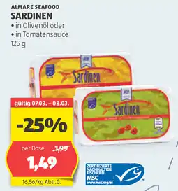 Hofer SARDINEN Angebot