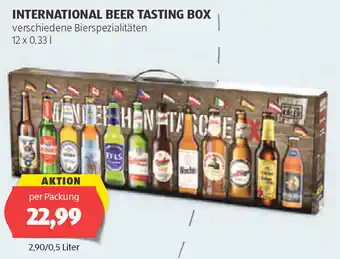 Hofer INTERNATIONAL BEER TASTING BOX Angebot