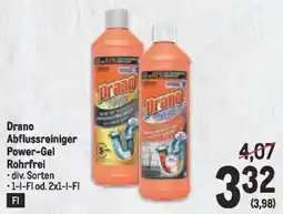 Metro Drano Abflussreiniger Power-Gel Rohrfrei Angebot