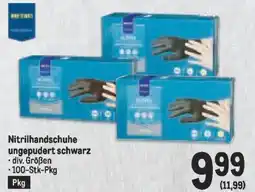 Metro Nitrilhandschuhe ungepudert schwarz Angebot