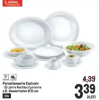 Metro Porzellanserie Exclusiv Angebot