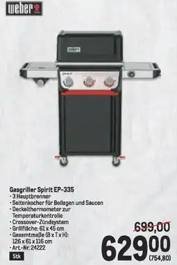 Metro Gasgriller Spirit EP-335 Angebot