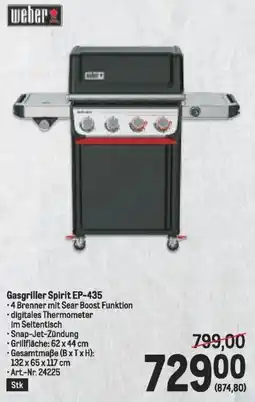 Metro Gasgriller Spirit EP-435 Angebot