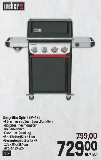 Metro Gasgriller Spirit EP-435 Angebot