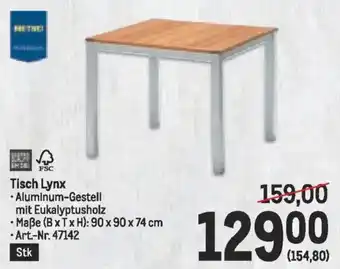 Metro Tisch Lynx Angebot