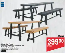 Metro Holzgarnitur Picada Angebot