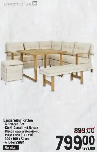 Metro Essgarnitur Rattan Angebot