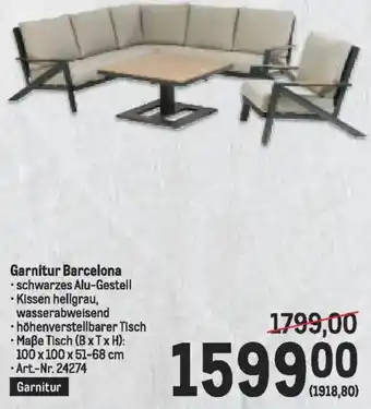 Metro Garnitur Barcelona Angebot