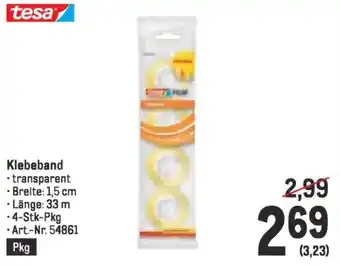 Metro Klebeband Angebot