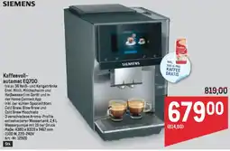 Metro Kaffeevoll- automat EQ700 Angebot