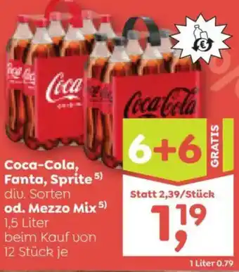 ADEG Coca-Cola, Fanta, Sprite diu. Sorten od. Mezzo Mix Angebot