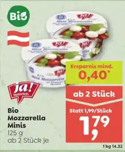 ADEG Bio Mozzarella Minis Angebot