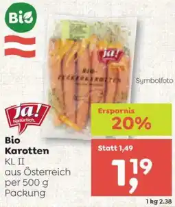 ADEG Bio Karotten Angebot