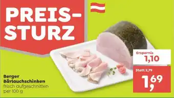 ADEG Berger Bärlauchschinken Angebot