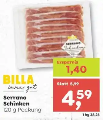 ADEG Serrano Schinken Angebot