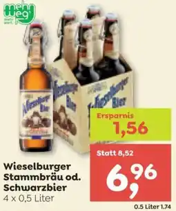 ADEG Wieselburger Stammbräu od. Schwarzbier Angebot