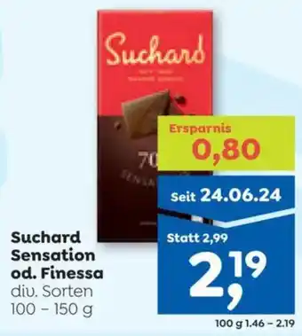 ADEG Suchard Sensation od. Finessa Angebot