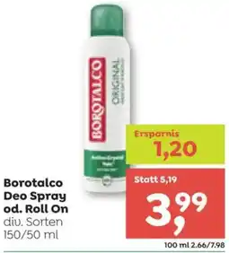 ADEG Borotalco Deo Spray od. Roll On Angebot