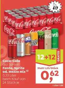 ADEG Coca-Cola diu. Sorten Fanta, Sprite od. Mezzo Mix Angebot