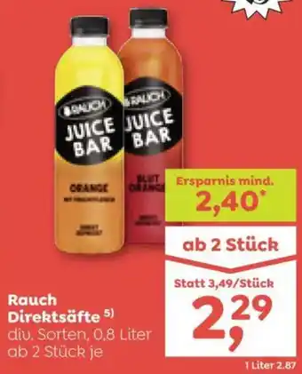 ADEG Rauch Direktsäfte Angebot