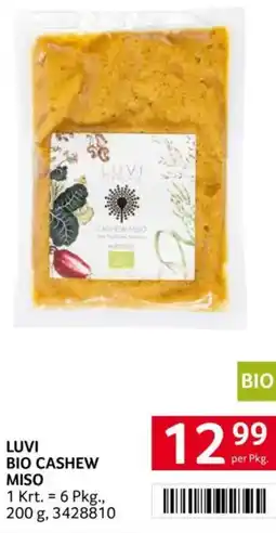 Transgourmet Bio cashew miso Angebot