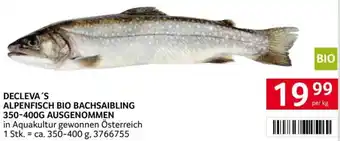 Transgourmet Decleva's alpenfisch bio bachsaibling ausgenommen Angebot