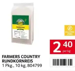 Transgourmet Farmers country rundkornreis Angebot