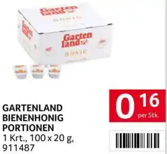 Transgourmet Gartenland bienenhonig portionen Angebot