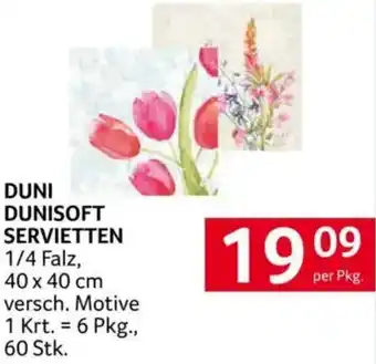 Transgourmet Duni dunisoft servietten Angebot