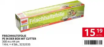 Transgourmet Frischhaltefolie pe in der box mit cutter Angebot