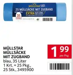 Transgourmet Müllstar müllsäcke mit zugband Angebot