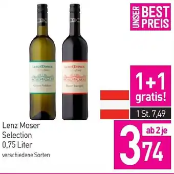 Sutterlüty Lenz Moser Selection Angebot