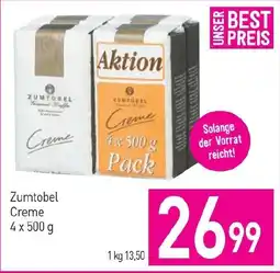 Sutterlüty Zumtobel Creme Angebot