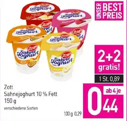 Sutterlüty Sahnejoghurt 10% Fett Angebot