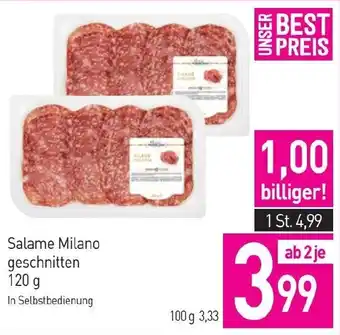 Sutterlüty Salame Milano geschnitten Angebot