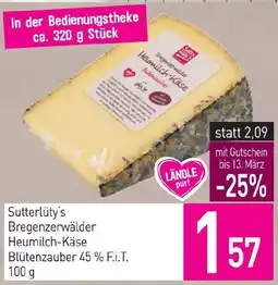 Sutterlüty Bregenzerwälder Heumilch-Käse Blütenzauber 45 % F.i.T. Angebot