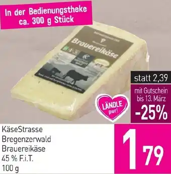 Sutterlüty KäseStrasse Bregenzerwald Brauereikäse 45% F.i.T. Angebot