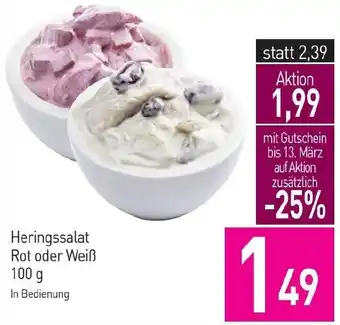 Sutterlüty Heringssalat Rot oder Weiß Angebot