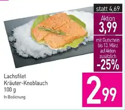 Sutterlüty Lachsfilet Kräuter-Knoblauch Angebot