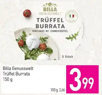 Sutterlüty Billa Genusswelt Trüffel Burrata Angebot