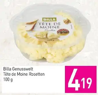 Sutterlüty Billa Genusswelt Tête de Moine Rosetten Angebot