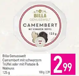 Sutterlüty Billa Genusswelt Camembert mit schwarzem Trüffel oder mit Pistazie & Walnuss Angebot