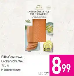 Sutterlüty Billa Genusswelt Lachsrückenfielt Angebot