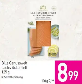 Sutterlüty Billa Genusswelt Lachsrückenfielt Angebot