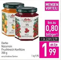 Sutterlüty Darbo Naturrein Fruchtreich Konfitüre Angebot