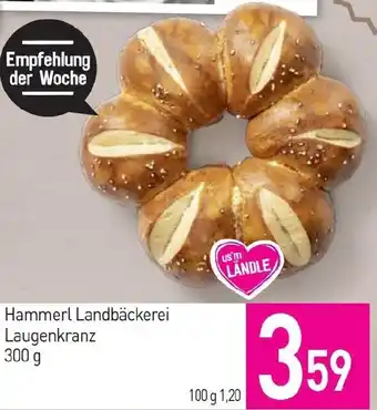 Sutterlüty Hammerl Landbäckerei Laugenkranz Angebot