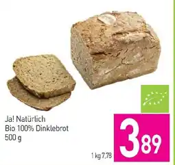 Sutterlüty Ja! Natürlich Bio 100% Dinklebrot Angebot