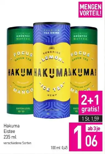 Sutterlüty Hakuma Eistee Angebot